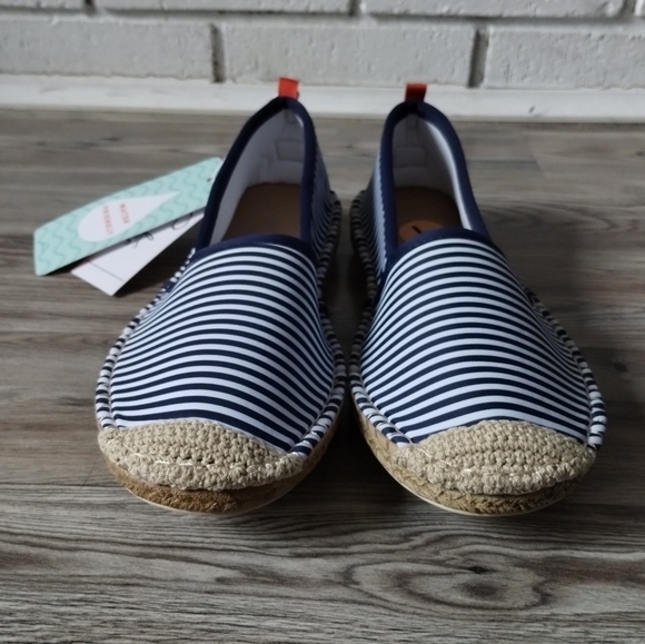 Seastar Beachcomber Navy Microstripe Espadrille Women's Size 7 - Picture 4 of 7